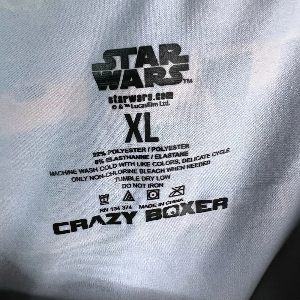 Disney Star Wars‎ Crazy Boxer Briefs Movie Logo Underwear Men Sz Extra Large NEW